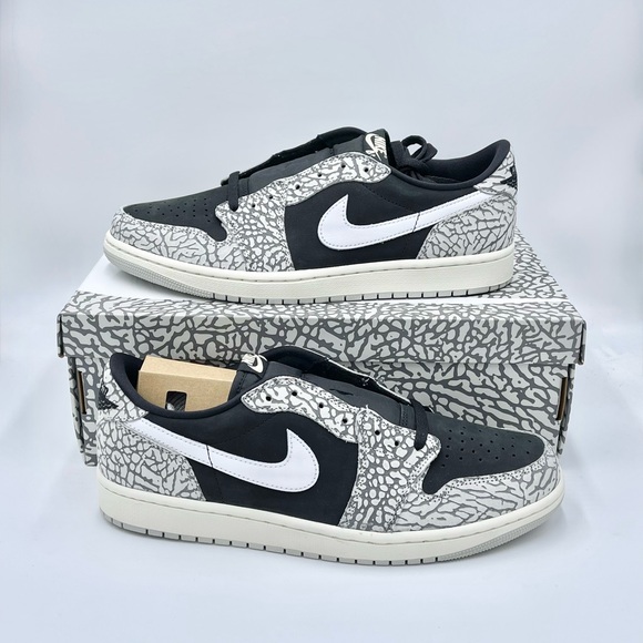 NEW Nike Air Jordan Low OG Black Elephant Sneaker CZ0790-001